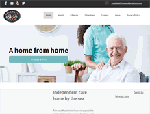 Tablet Screenshot of fairwaysresidentialhome.com